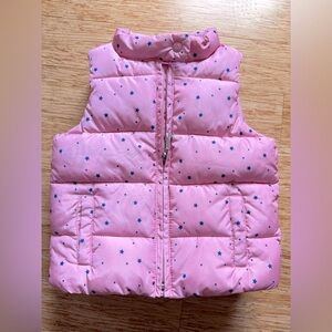 GAP Pink Vest with Blue Star Design